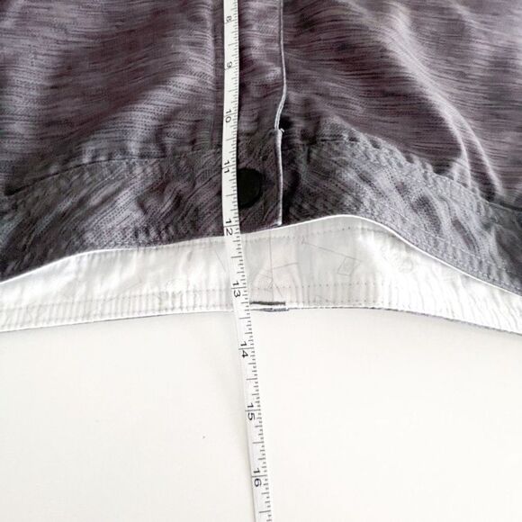 Puma Sport Style Shorts Flat Front Gray Black Hybrid Men's Size 36 - Picture 7 of 11